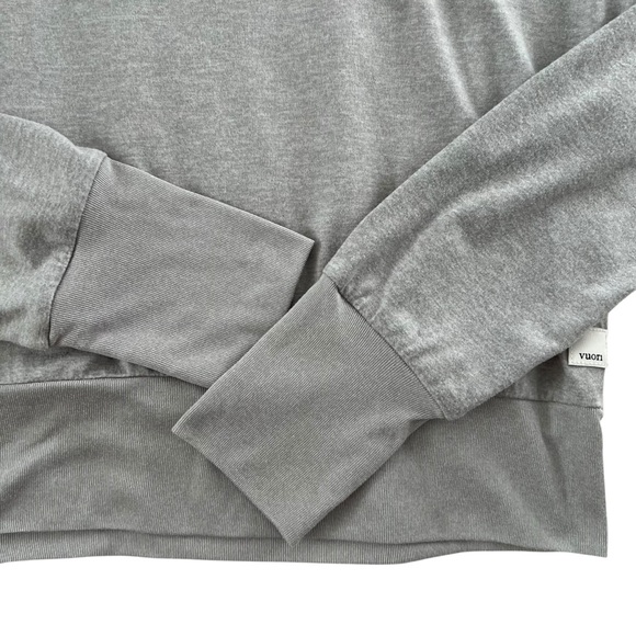 Vuori Daydream Long Sleeve Pullover Crewneck Sweater in Gray SZ S - Picture 5 of 9